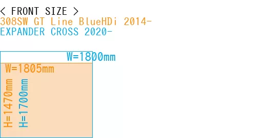 #308SW GT Line BlueHDi 2014- + EXPANDER CROSS 2020-